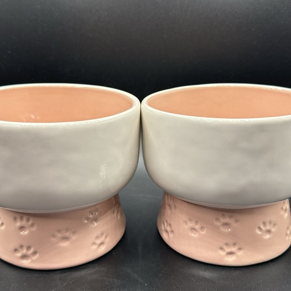 RAE DUNN unique Dog/cat Bowls NIBBLE - Picture 4 of 5